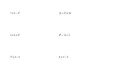 Order Of Operations With Whole Numbers Three Steps A