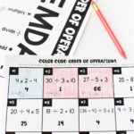 Order Of Operations Without Exponents Task Cards Order Of