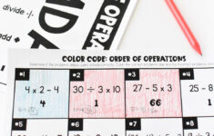 Order Of Operations without Exponents Task Cards Order Of