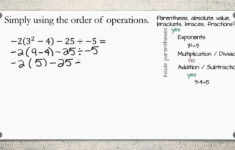Order Of Operations Worksheet 7Th Grade Db excel