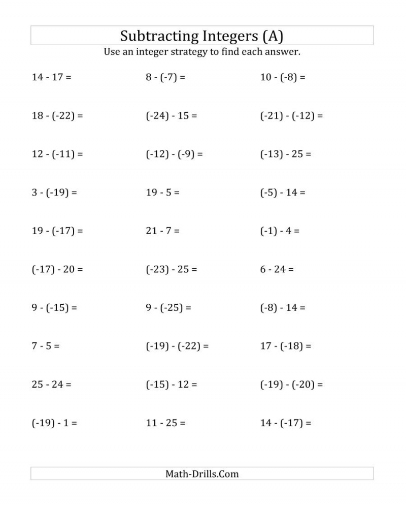 Order Of Operations Worksheet Nested Parentheses Order Of Math 