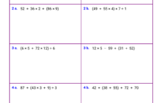 Order Of Operations Worksheet StuDocu