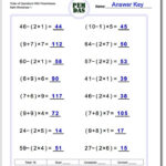 Order Of Operations Worksheet With Parentheses Order Of Operations