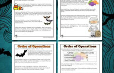 Order Of Operations Worksheets For Halloween Woo Jr Kids Activities