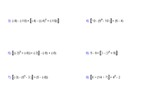 Order Of Operations Worksheets Order Of Operations Worksheets For