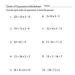 Order Of Operations Worksheets With Answer Key Pin On Middle School