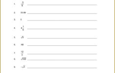 Ordering Real Numbers Worksheet Answer Key Uncategorized Resume Examples