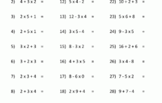 Pemdas worksheets order of operations 2 gif 1000 1294 7th Grade