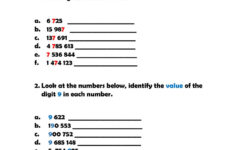 Place Value Online Worksheet For Grade 4