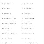 Practice The Order Of Operations With These Free Math Worksheets