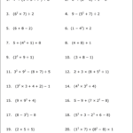 Practice The Order Of Operations With These Free Math Worksheets Free
