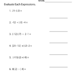 Print The Free Order Operations Pre Algebra Worksheet Printable Version