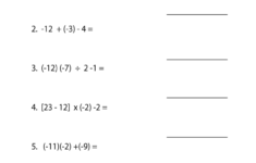 Print The Free Order Operations Pre Algebra Worksheet Printable Version