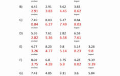 Printable 6th Grade Math Worksheets With Answer Key Di 2020 Dengan