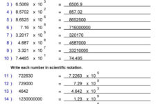Scientific Notation Worksheet 3 Answers Hoeden At Home