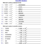 Scientific Notation Worksheet 3 Answers Hoeden At Home