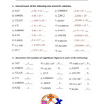 Scientific Notation Worksheet Fun Beautiful Practice Best Db Excel
