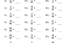 Simplifying Fractions 4th Grade Math Worksheets Fractions Worksheets