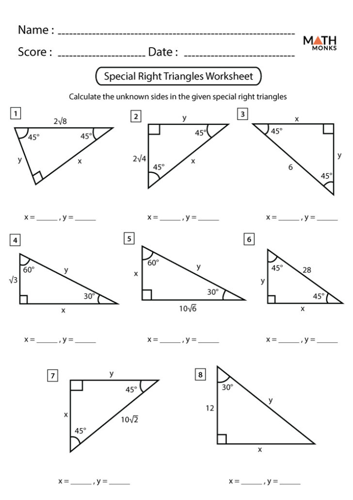Math Worksheets For Geometry