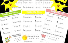 Summer Order Of Operations Math Riddles Order Of Operations Math