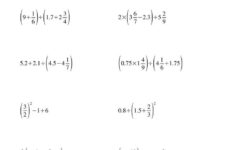 The Decimals And Fractions Mixed A Math Worksheet Fractions