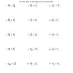 The Multiplying And Dividing Mixed Fractions A Math Worksheet From