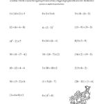 The Order Of Operations Three Steps A Math Worksheet From The