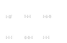The Order Of Operations With Positive Fractions Two Steps A Math
