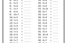 Times Tables Drills Speed K5 Worksheets Fun Math Worksheets Kids