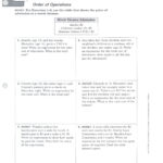 Worksheet Order Of Operations Word Problems Grass Fedjp Worksheet